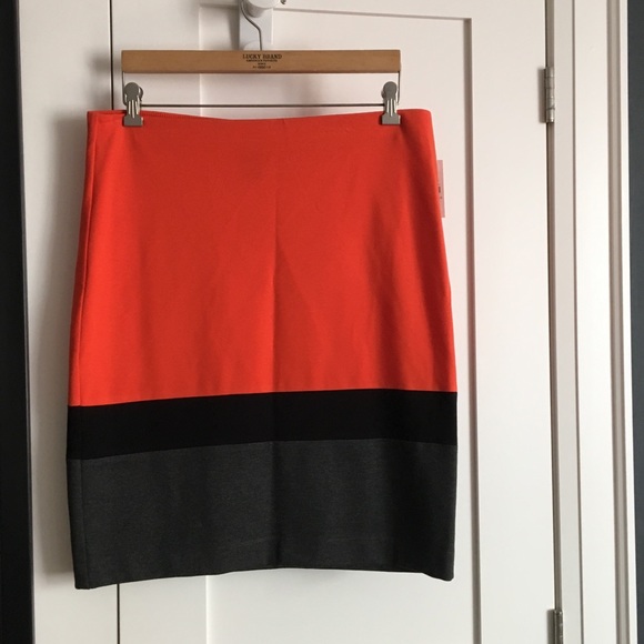 Lord & Taylor Colour Block Skirt (XL) - Picture 1 of 6